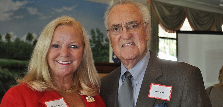 Club President Phyllis Black with husband, and club Vice President, Jack