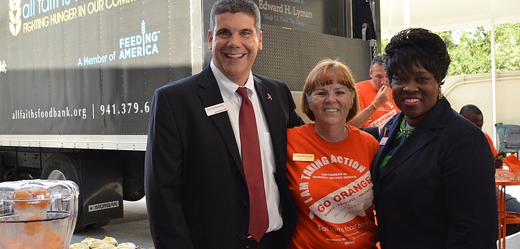 Jim Santarsiero, Fran Talley and Carolyn Robinson