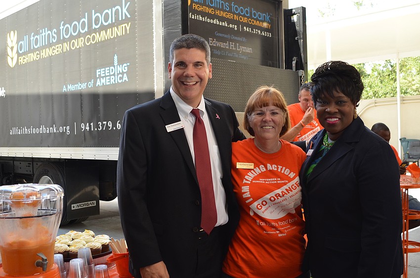 Jim Santarsiero, Fran Talley and Carolyn Robinson