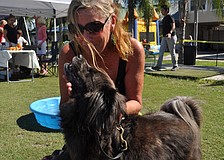 Laura Abbott with Maggie