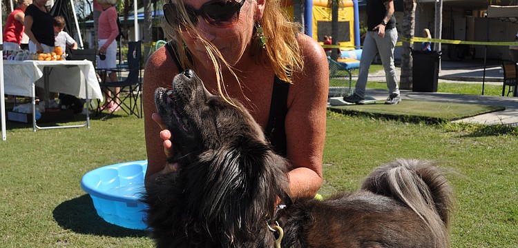 Laura Abbott with Maggie