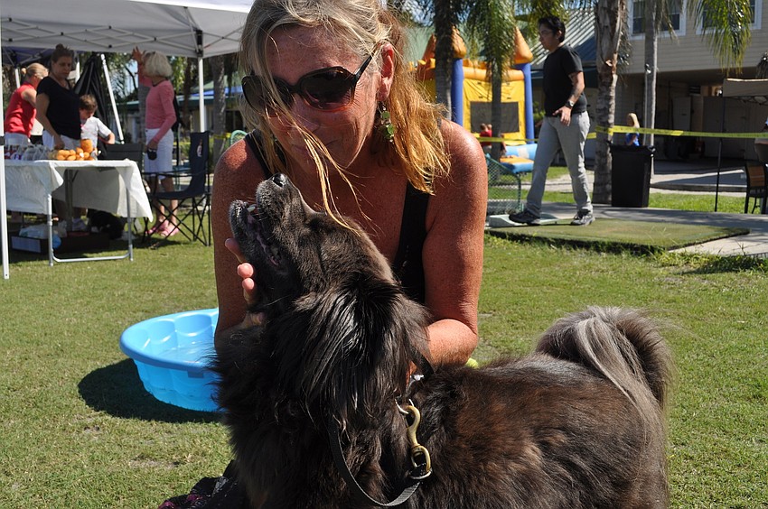 Laura Abbott with Maggie