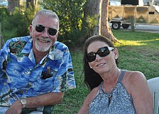 Alesia and Roy Collins from North Port