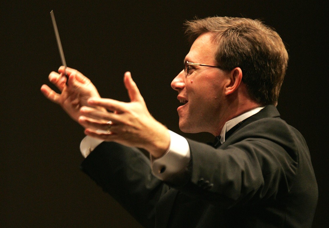 Guest conductor Christopher Confessore