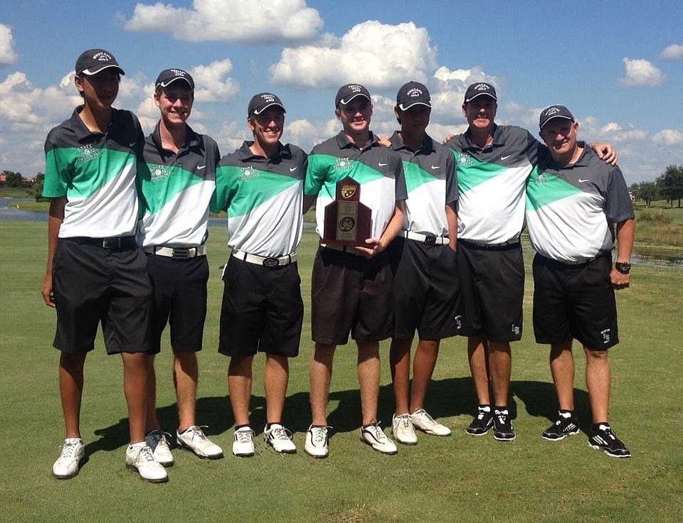 The Lakewood Ranch High boys golf team won the Class 3A-District 14 title by 23 shots Oct. 14.
