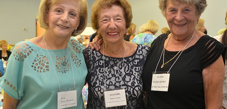 Rose Tomason, Eleanor Carnese and Gladys Henry