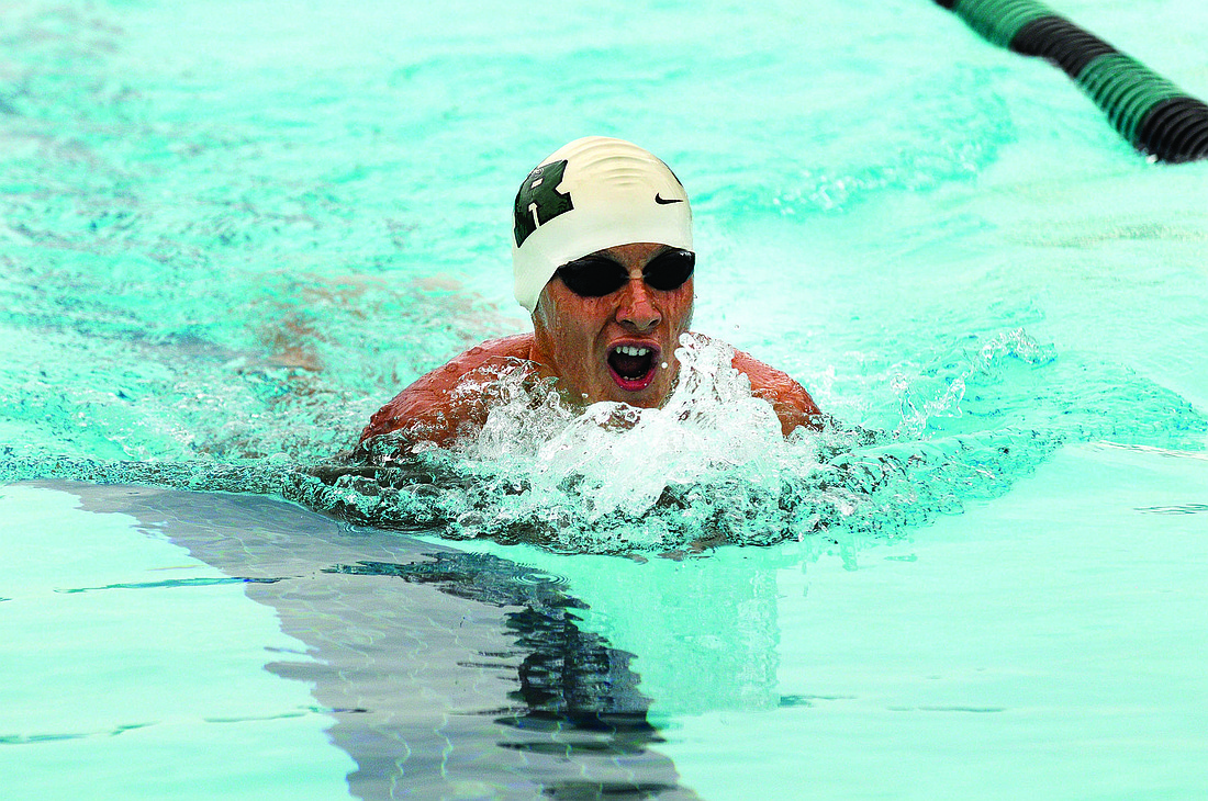 The Lakewood Ranch High boys swim team finished second at the 18th annual Tri-County High School Swimming and Diving Championship Meet Oct. 12.