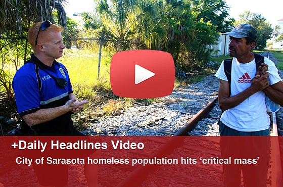 Proliferation of homeless encampments through the city of Sarasota means the local transient population is at "critical mass," according to an expert.