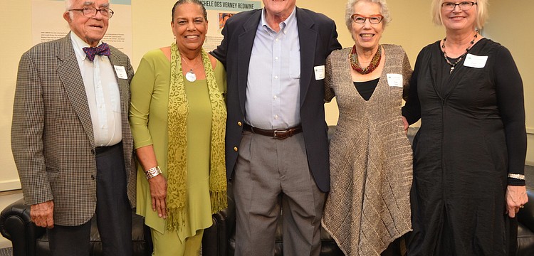 Louis Cabot, Michele Redwine, Sam Gibbon, Peppi Elona and Karen Geck were honored at the 5th annual Ageless Creativity Awards and Exhibition Friday, Oct. 18, at the Longboat Key Center for the Arts.