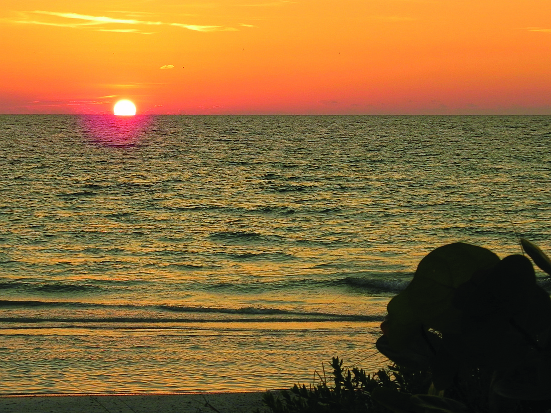 Mimi Ribot submitted this sunset photo, taken on Bradenton Beach.
