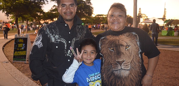 Marcos, Edxon and Maria Castenada