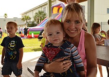 Angie Reed with her son Dylan