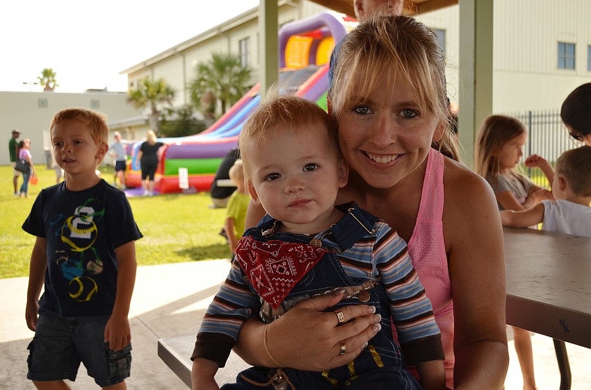 Angie Reed with her son Dylan