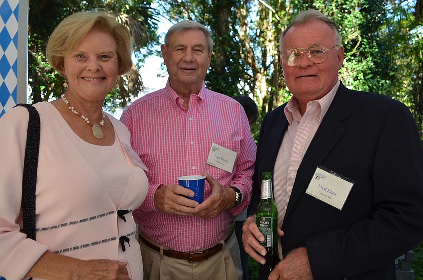 Betty Jo Haas, Tom Reese and Fred Haas