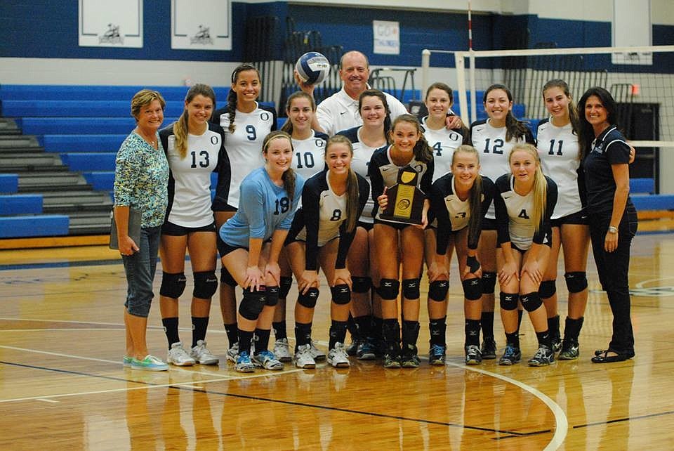 The Out-of-Door Academy volleyball team won the Class 3A-District 10 title Oct. 24.