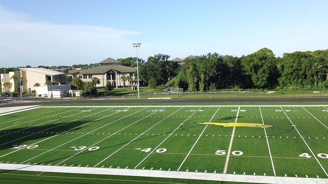 The Saint Stephen's football team played its first game on its new field Oct. 25.
