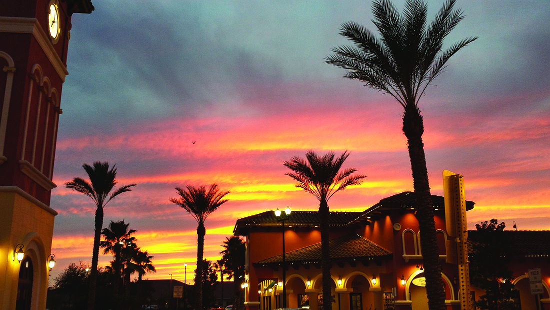 James Smith submitted this sunset photo, which shows San Marco Plaza.