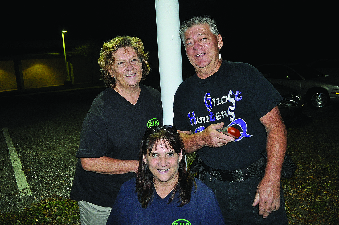 Kathie Micko and Maggie and Marko Sumney, of the Ghost Hunters SRQ, believe in spirits, but do so cautiously.