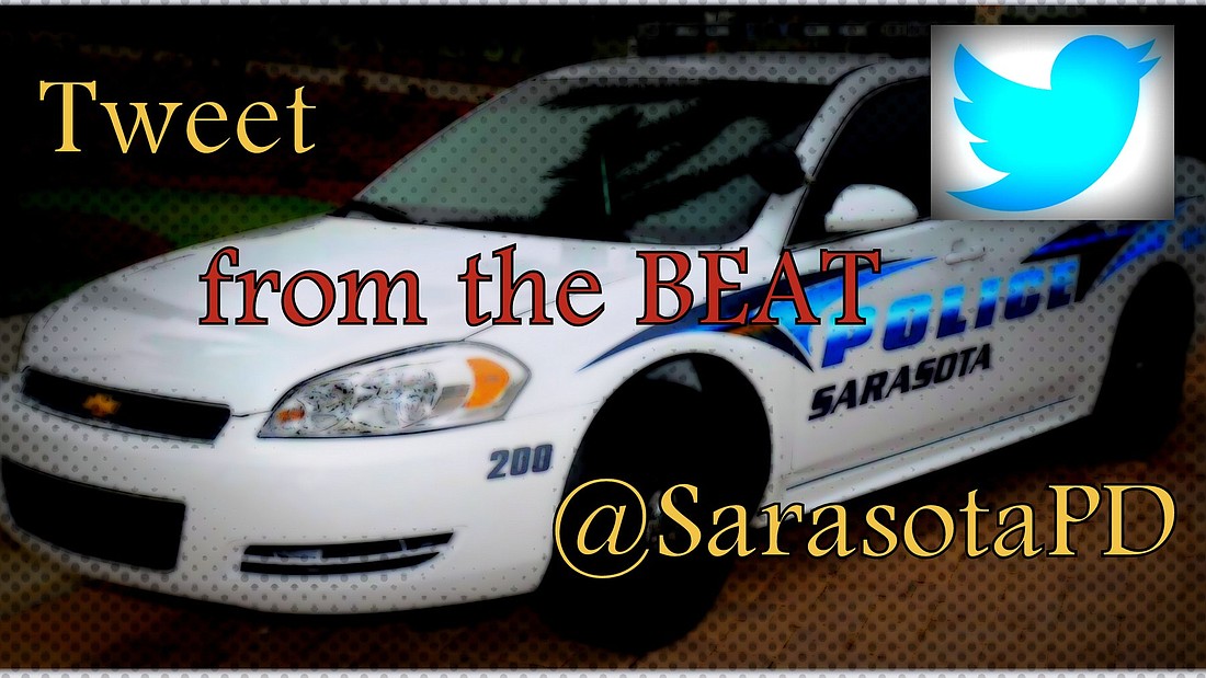 Follow @SarasotaPD on Twitter for public service announcements and safety messages.