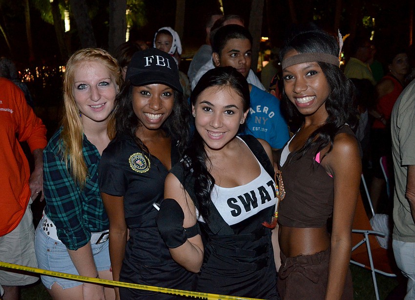 Krista Quigley, Victoria Joseph, Kelsey Gardner and Aiejandrea Joseph