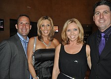 Tim and Lisa Holler with Melissa and Matt Rixon; Melissa Rixon is co-vice president of the McNeal Parent Teacher Organization.