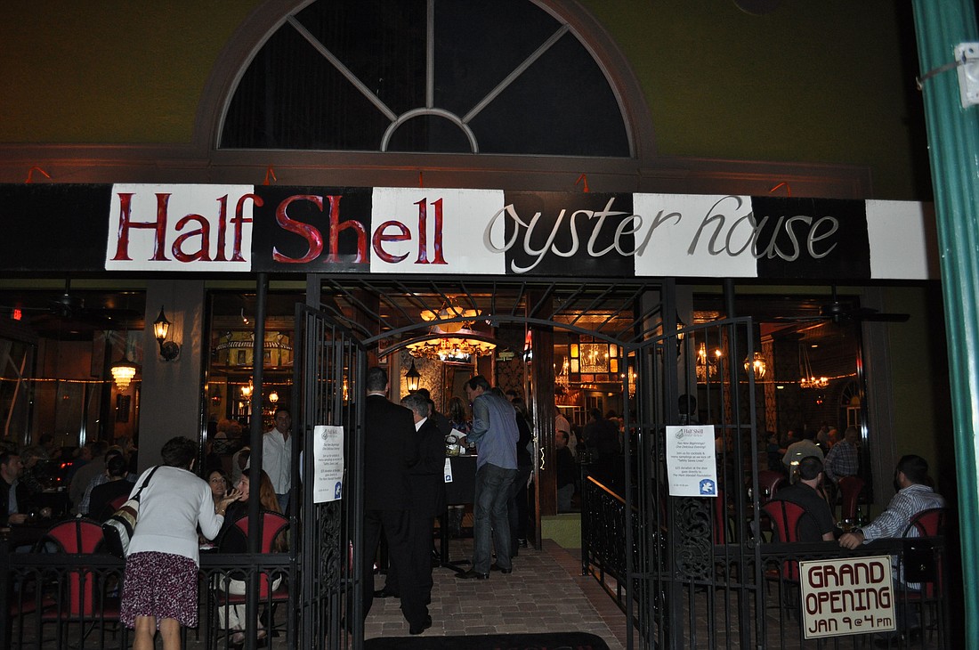 Half Shell Seafood House, formerly Half Shell Oyster House, moved from Main Street in Sarasota.