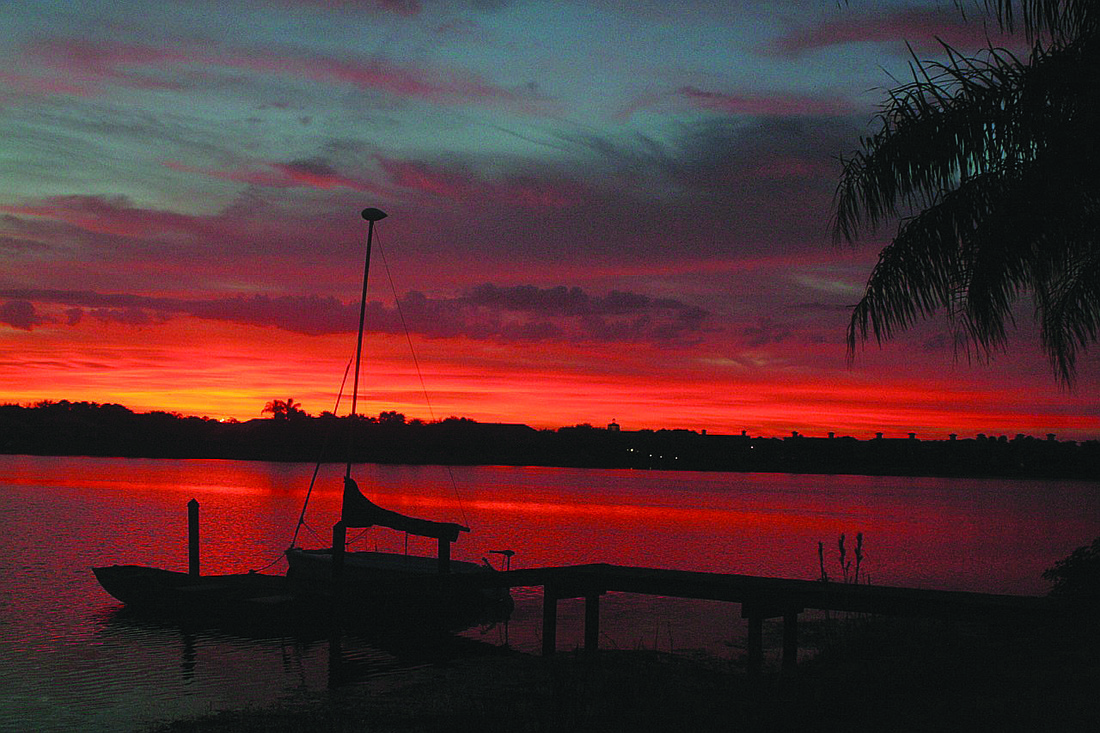 Charles Haeussner submitted this sunset photo, taken on Lake Uihlein in Lakewood Ranch.