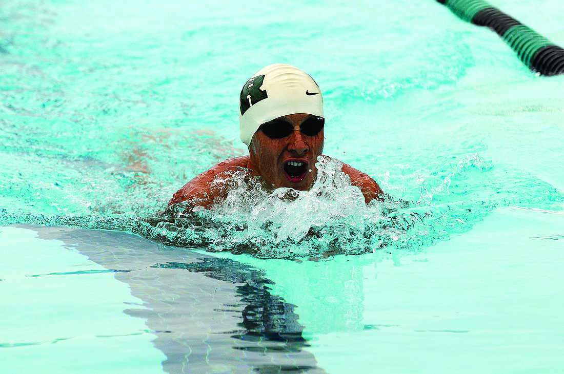 The Lakewood Ranch High boys swim team scored 397 points to win the Class 3A-District 8 meet Nov. 2 in Sarasota.