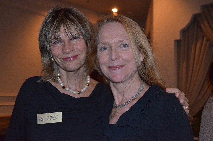 City Commissioner Suzanne Atwell with JoAnne DeVries