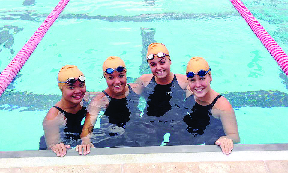 The time the Cardinal Mooney High girls 400-yard freestyle relay team