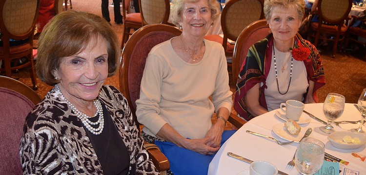 Mollie Lafferman, Barbara Faulkner and Lee Gerber enjoy each other's company.