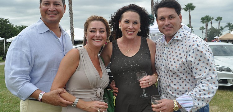 Octavio and Jessica Ortiz with Lisa and John Shepard