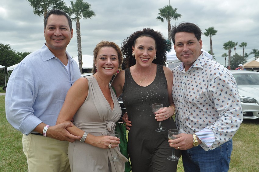Octavio and Jessica Ortiz with Lisa and John Shepard