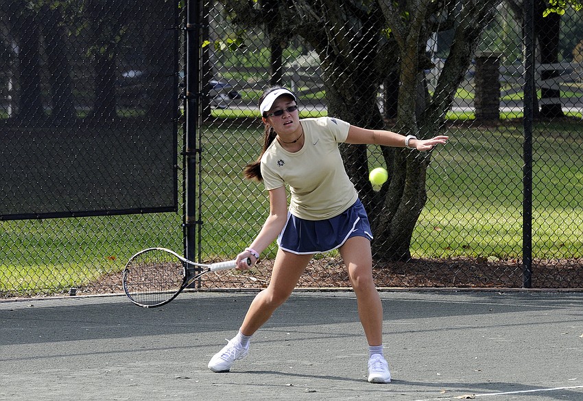 East Tennessee Stateâ€™s Lyn Yee Choo defeated Notre Dameâ€™s Britney Sanders, who is ranked 35th in the nation.