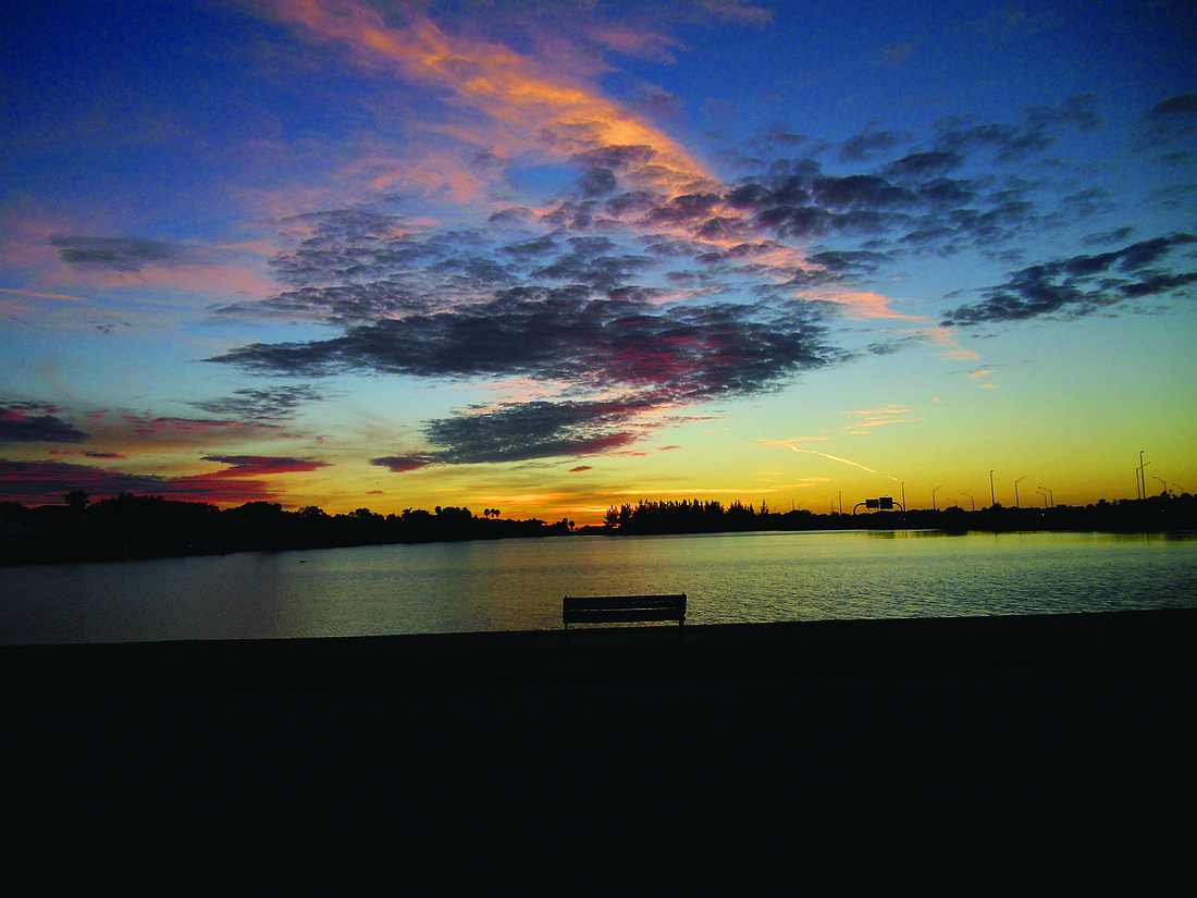 Corey Jones submitted this sunset photo, taken near Cortez.