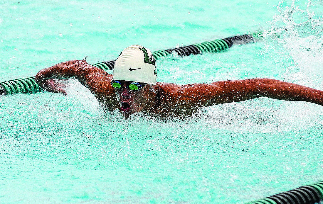 The Lakewood Ranch High boys swim team scored 280 points to win the Class 3A-Region 3 championship Nov. 9.