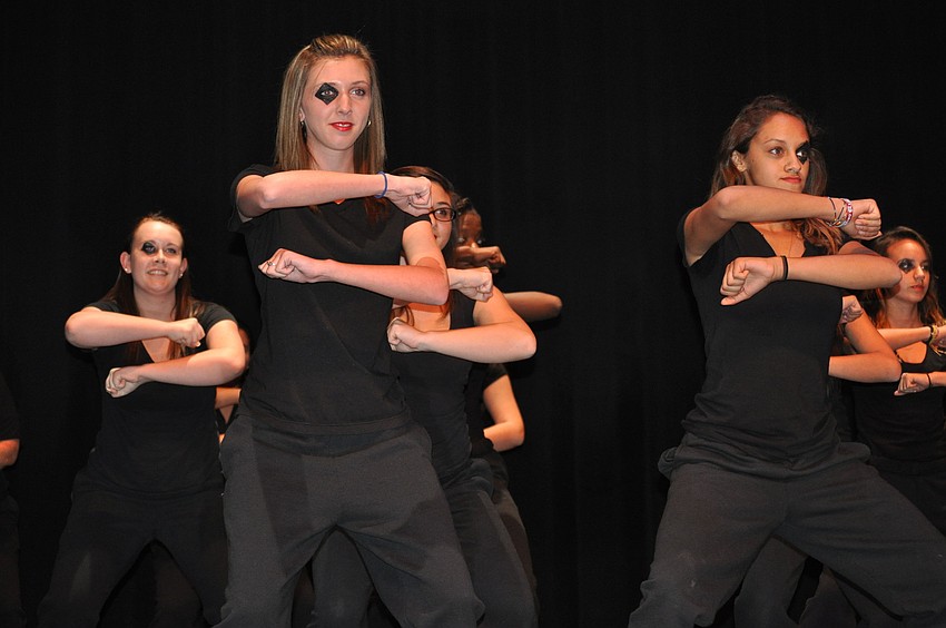 A dance performance of â€œThe Greatest Show/Scars,â€ choreographed by Ashley Miller and Kristen Colonna