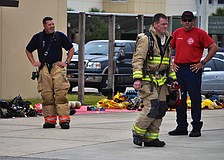 Veteran and student firefighters come together to compete.