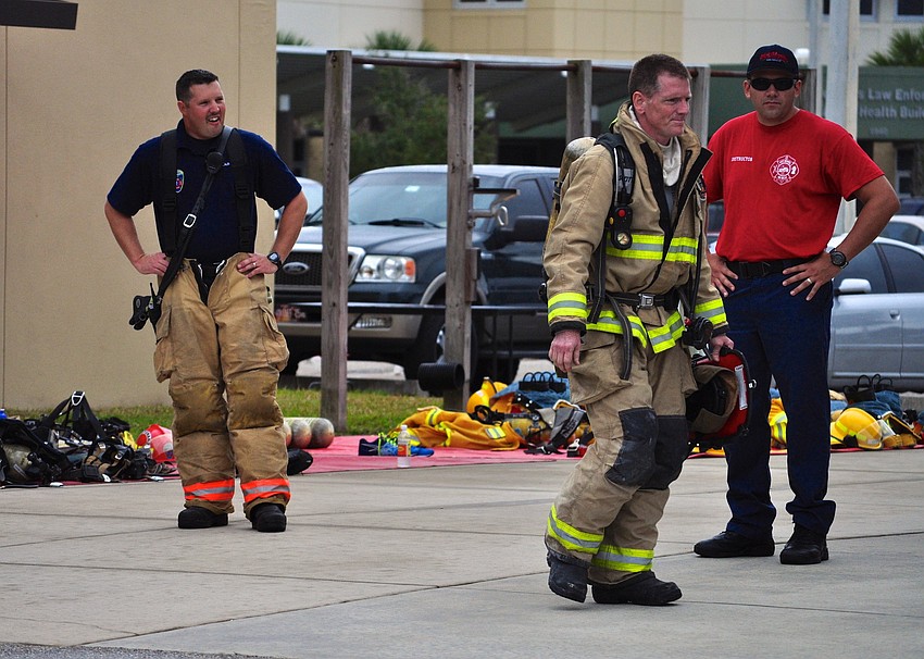 Veteran and student firefighters come together to compete.