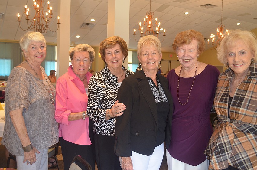 Dolly McCann, Maureen Healy, Phyllis McIlraith, Maralyn Ortlieb, Peggy Long and Claire Pemberton