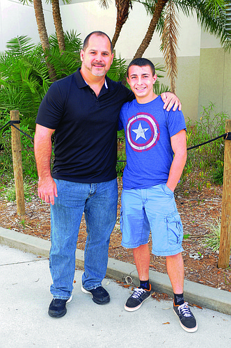Sarasota High wrestling coach Cezar Sharbono began    coaching his son, Chance, when Chance was 4 years old. On Nov. 16, the Sarasota High freshman wrestled his first regular season match as a member of the Sailors program.