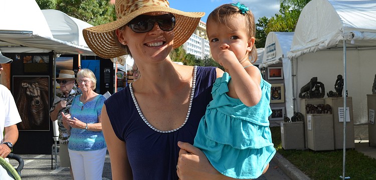 Simona Blanco with her daughter Emma