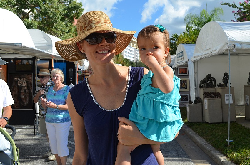 Simona Blanco with her daughter Emma