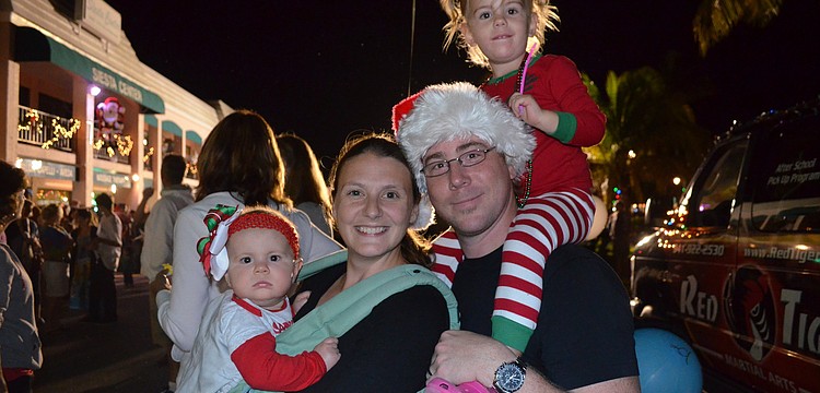 Stephanie and  Jonathan Parker with daugthers Charlotte and Elizabeth Parker
