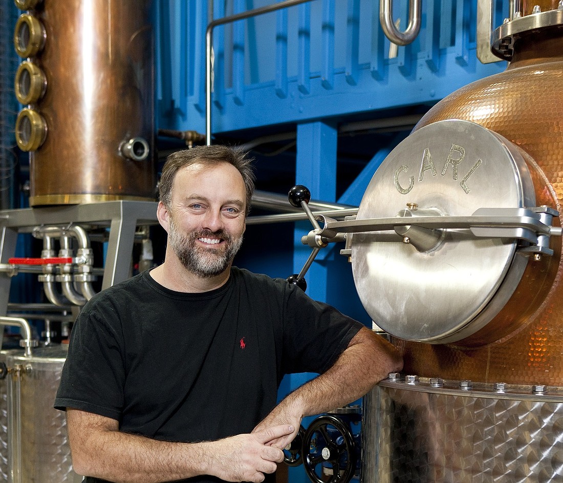 Troy Roberts, founder of Drum Circle Distilling, looks forward to his rum being featured at Art Basel.