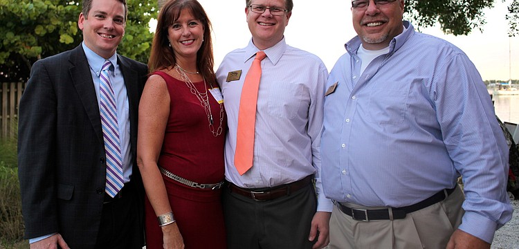 Corey Schaul, Morgan Stanley, Tammy Halsted, St. Armands Travel, Mike Gray, Century 21, and Sam Asfur, Century 21