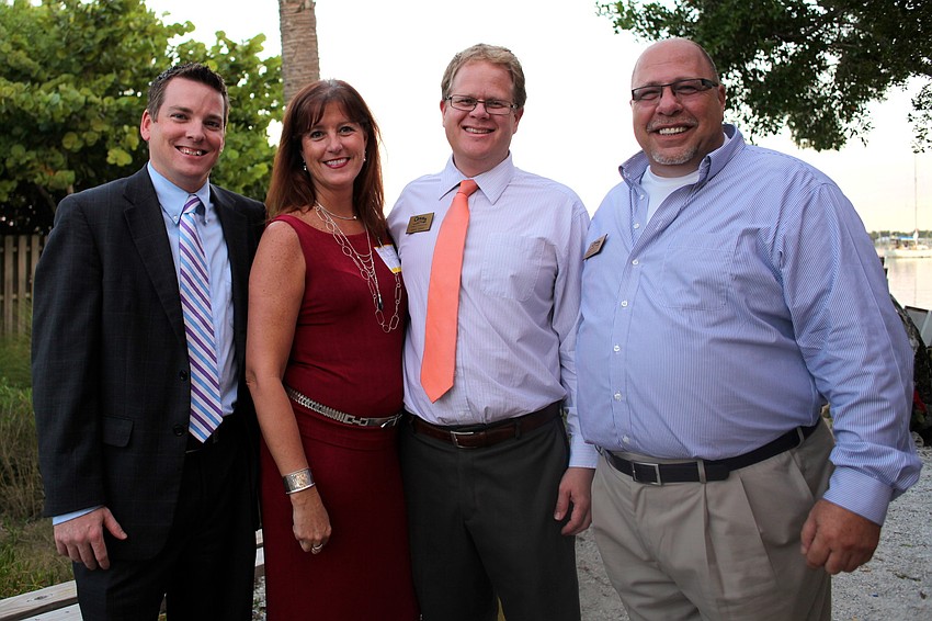 Corey Schaul, Morgan Stanley, Tammy Halsted, St. Armands Travel, Mike Gray, Century 21, and Sam Asfur, Century 21
