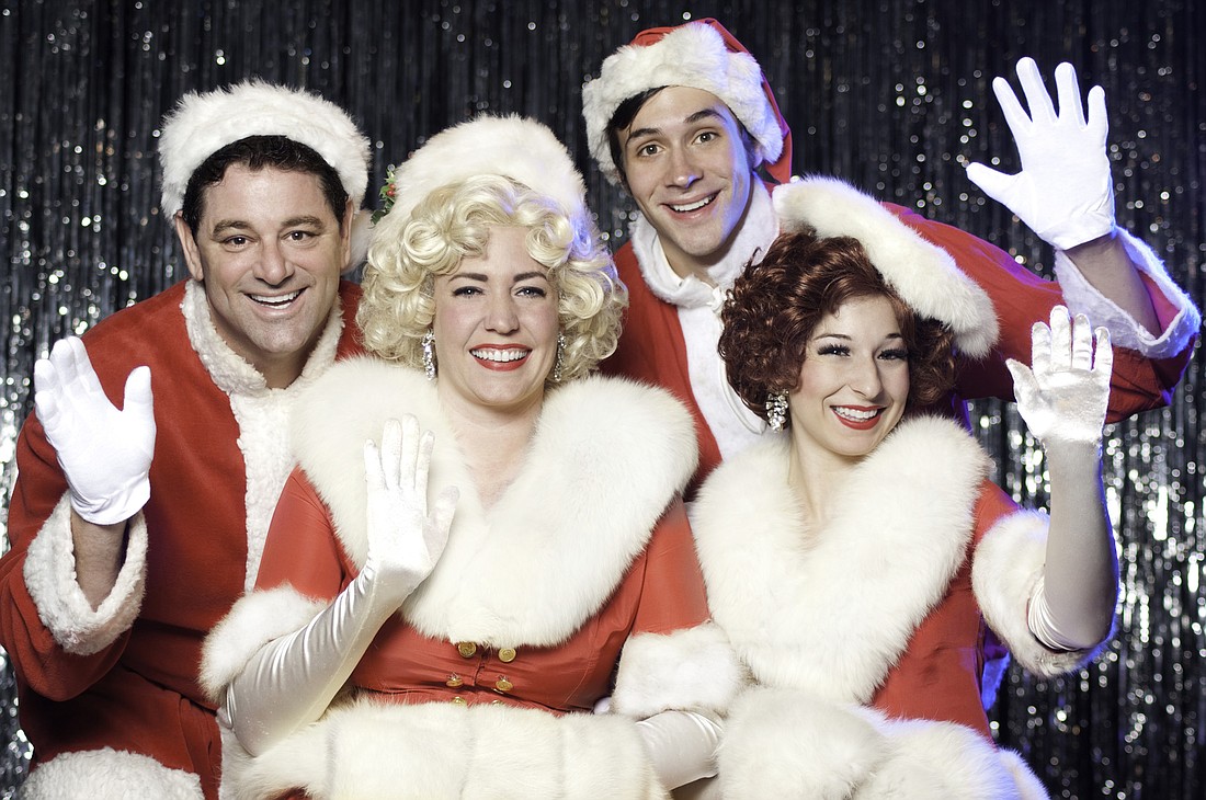 John Andruzzi, Alana Opie, Joseph Strickland and Tahlia Joanna star in "White Christmas."