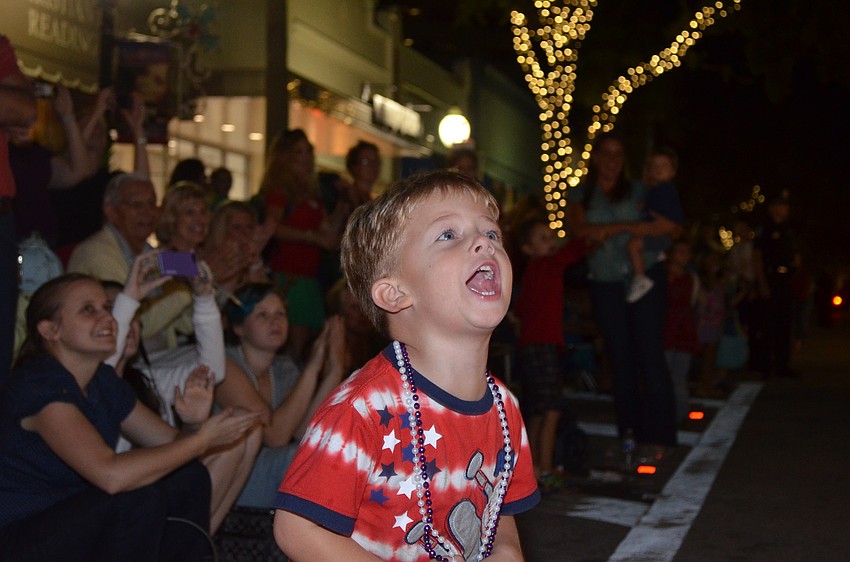 Nicholas Rajzer was excited to see Santa