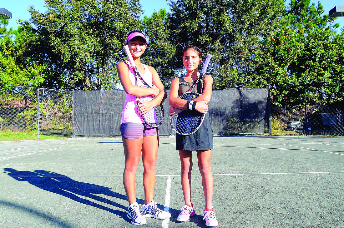 Twelve-year-old Abbey Siegel and her younger sister, Ari, 10, train for a couple of hours every day.